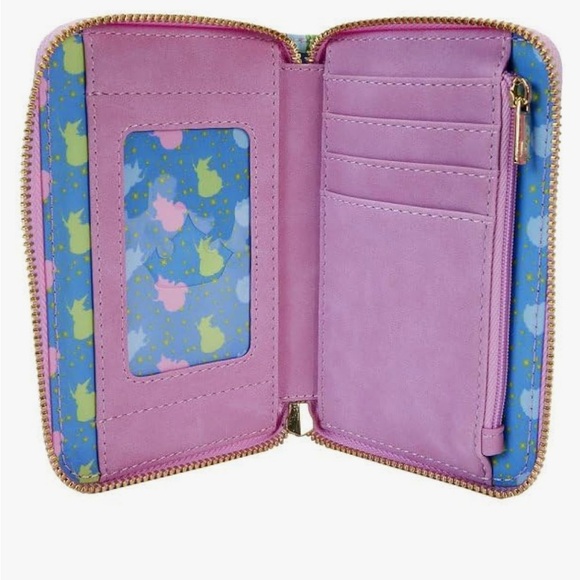 Loungefly Disney Sleeping Beauty Stained Glass Castle Zip Around Wallet NWT - Picture 4 of 7